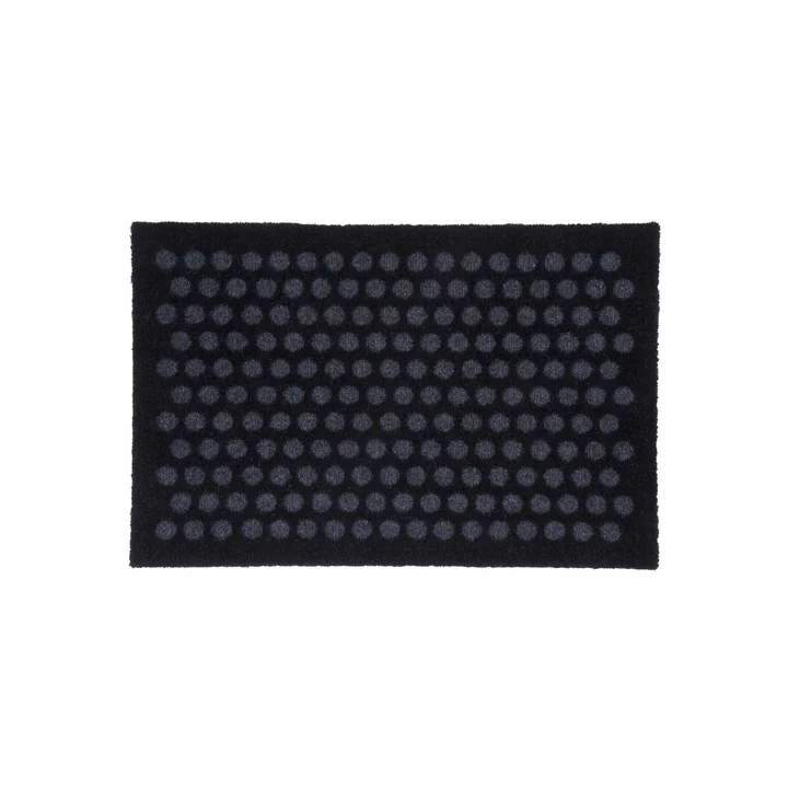 Dot Doormat 40 x 60 cm from tica copenhagen in black / gray