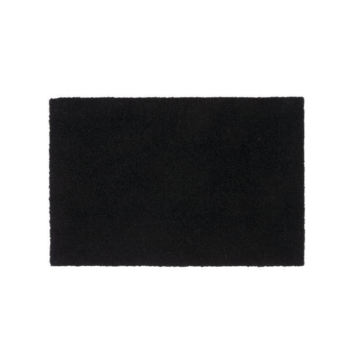 Doormat 40 x 60 cm from tica copenhagen in Unicolor black