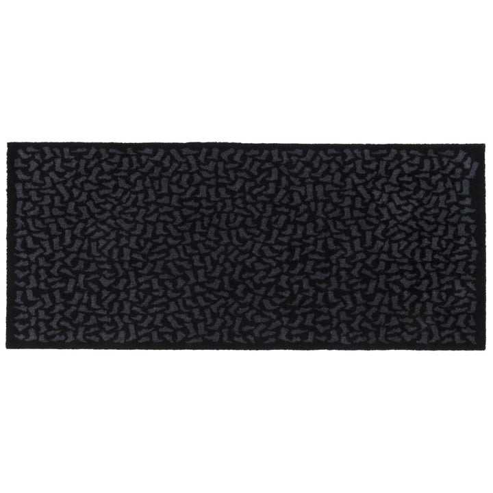 Footwear doormat 67 x 150 cm from tica copenhagen in black / grey
