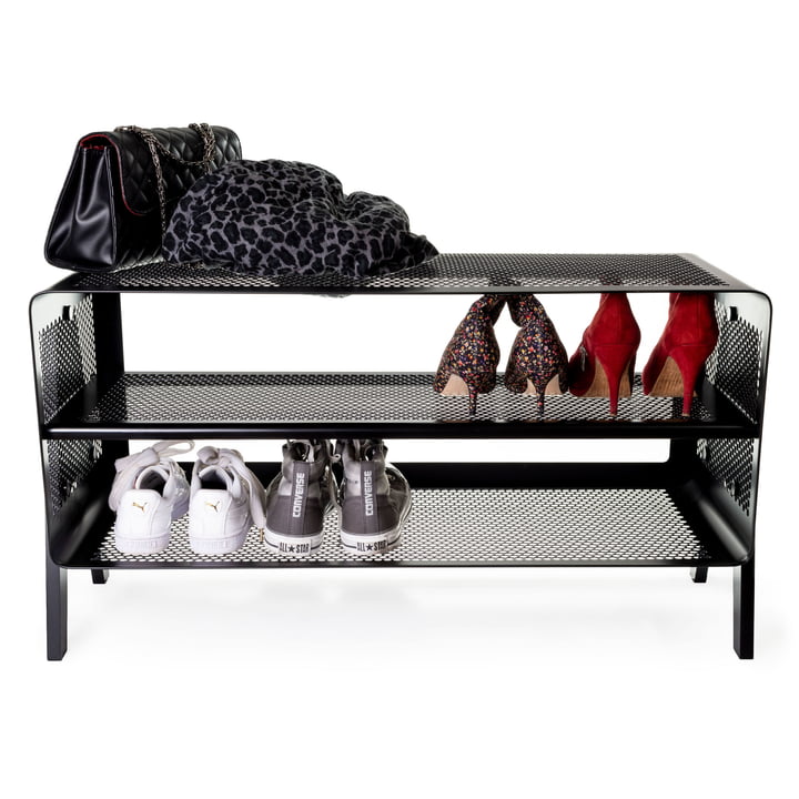 Stand-shoe shelf 88 x 35 x 50 cm from tica copenhagen in black