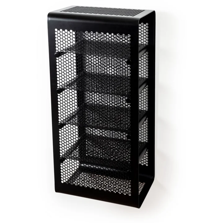 Wall shoe rack 77 x 35 cm from tica copenhagen in black