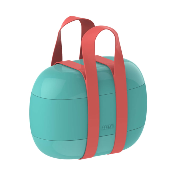 Food à Porter Lunchbox from Alessi in light blue