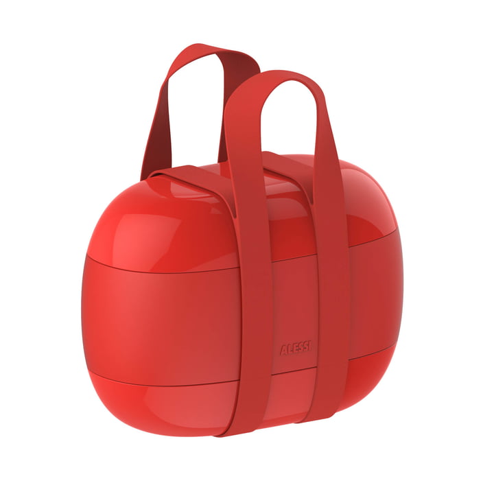 Food à Porter Lunchbox from Alessi in red