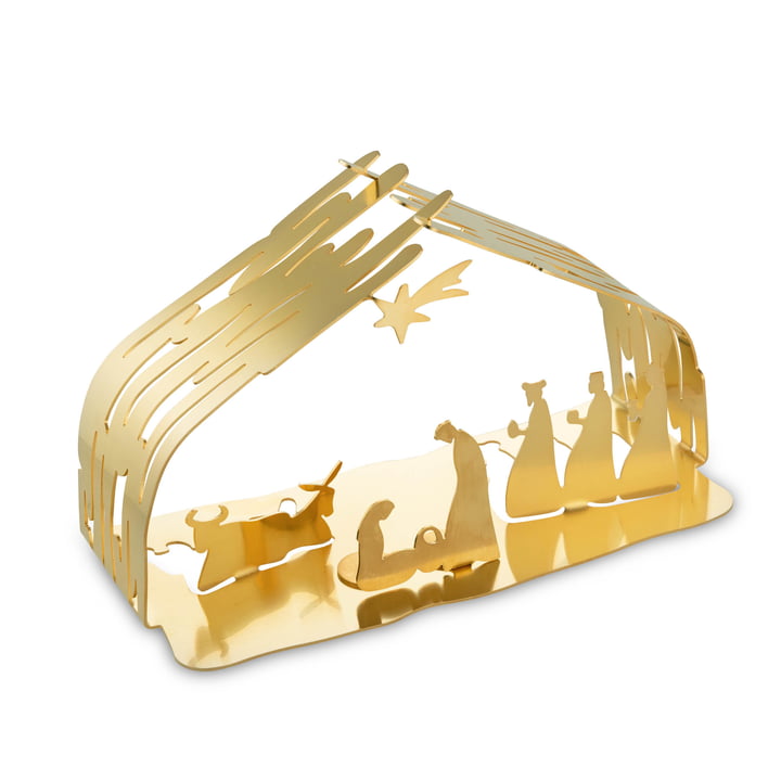Bark crib from Alessi in gold