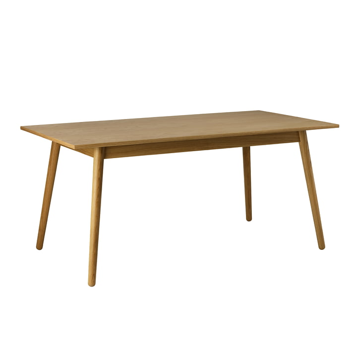 C35B Dining table 82 x 160 cm from FDB Møbler in oak matt lacquered