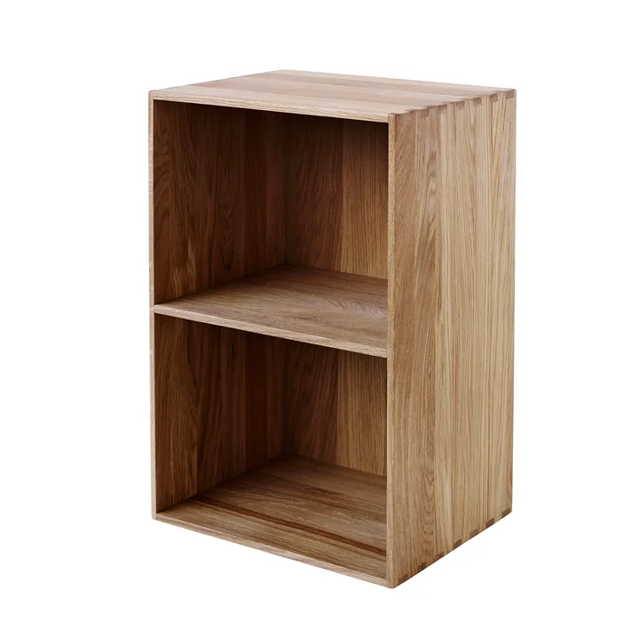 B98 bookshelf depth 28 cm from FDB Møbler in clear lacquered oak