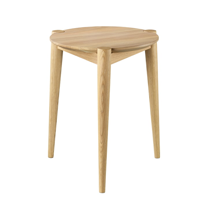 J160 Søs stool from FDB Møbler in matt oak lacquer