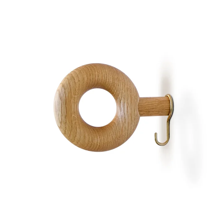 Wall hook ONO 9 cm from vonbox in oak
