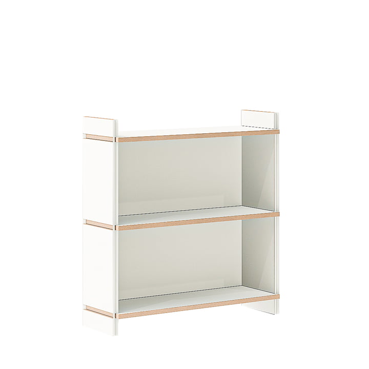 multiple shelf double basic module from Tojo in white