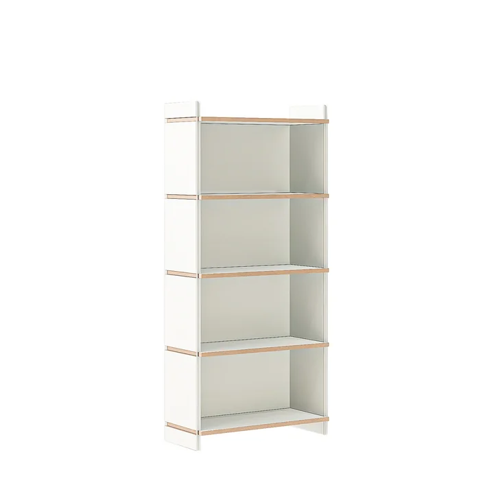 multiple shelf fourfold basic module of Tojo in white