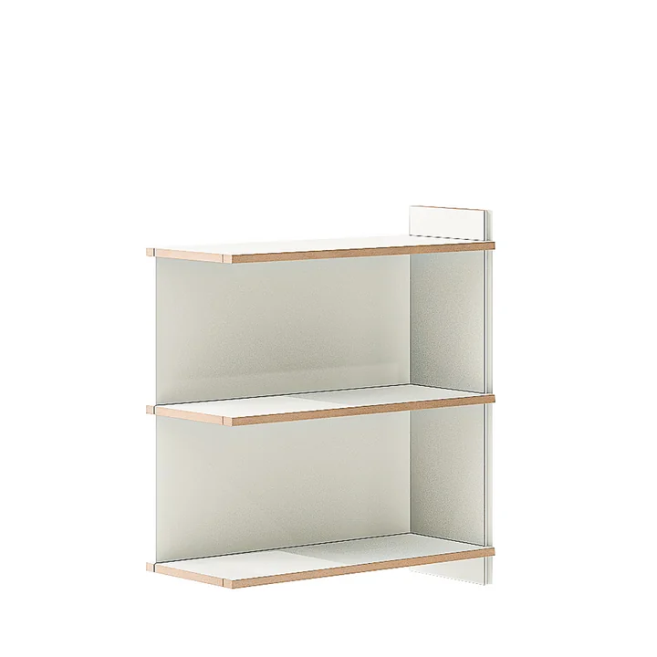 multiple shelf double add-on module from Tojo in white