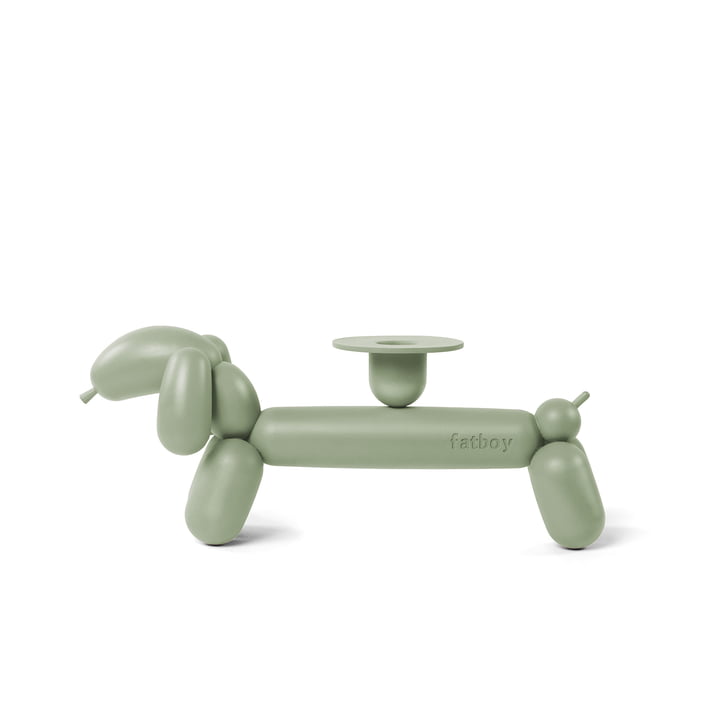 can-dog candlestick from Fatboy in envy green