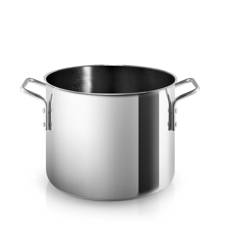 Cooking pot with ceramic coating 4. 8 l from Eva Trio in stainless steel