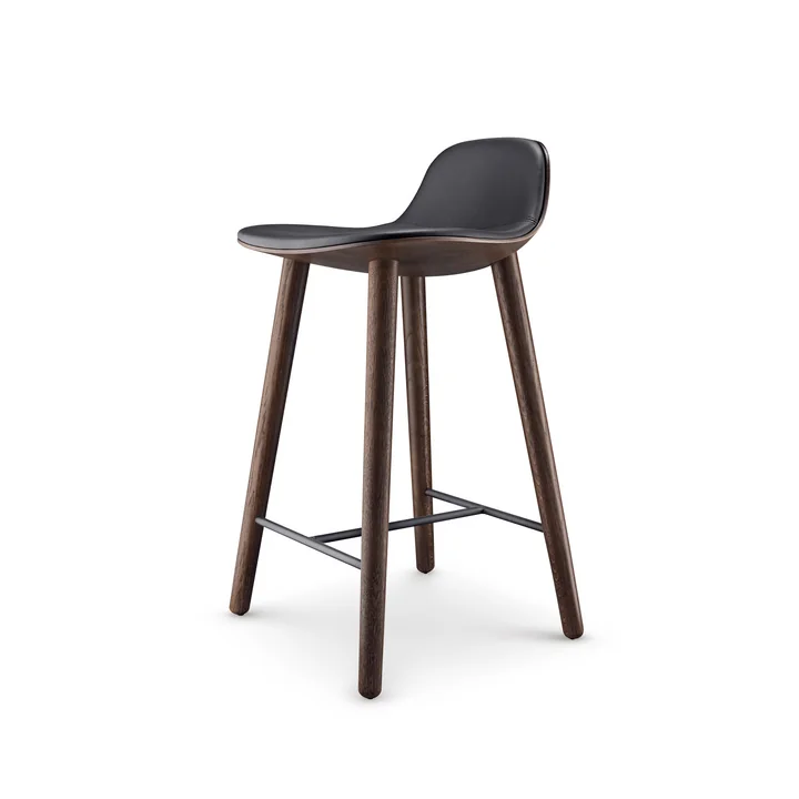 Eva Solo Abalone Bar stool H 65 cm from Eva Solo in smoked oak / black