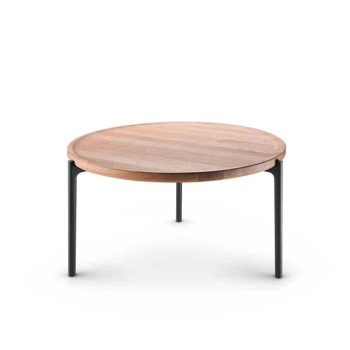 Savoye coffee table Ø 60 cm by Eva Solo in natural oak / black