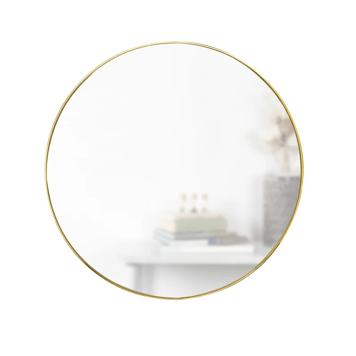 Hubba mirror Ø 86 cm from Umbra in brass