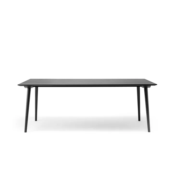 In Between table SK5 90 x 200 cm from & tradition in oak black lacquered