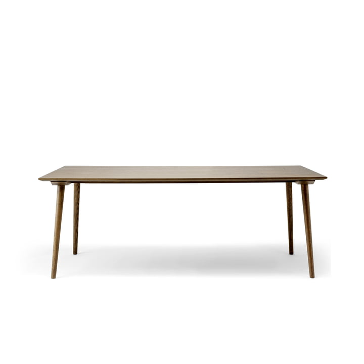 In Between table SK5 90 x 200 cm from & tradition smoked in oak