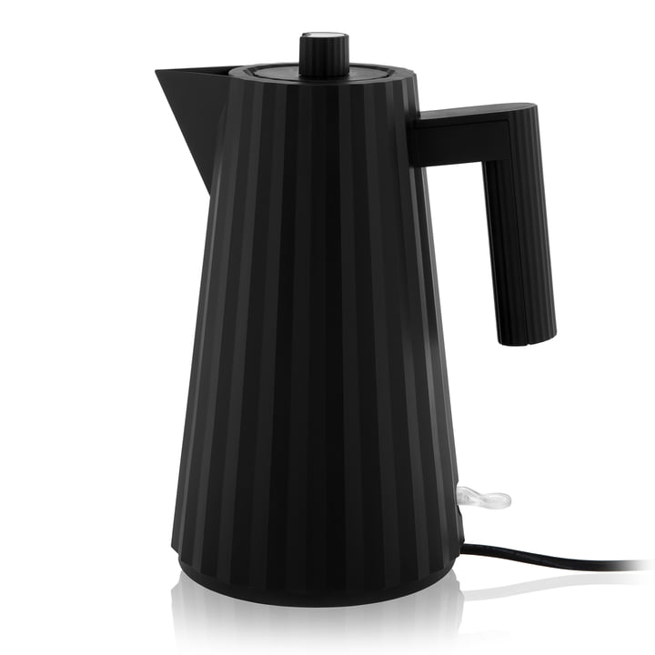 Plissé kettle 1,7 l from Alessi in black