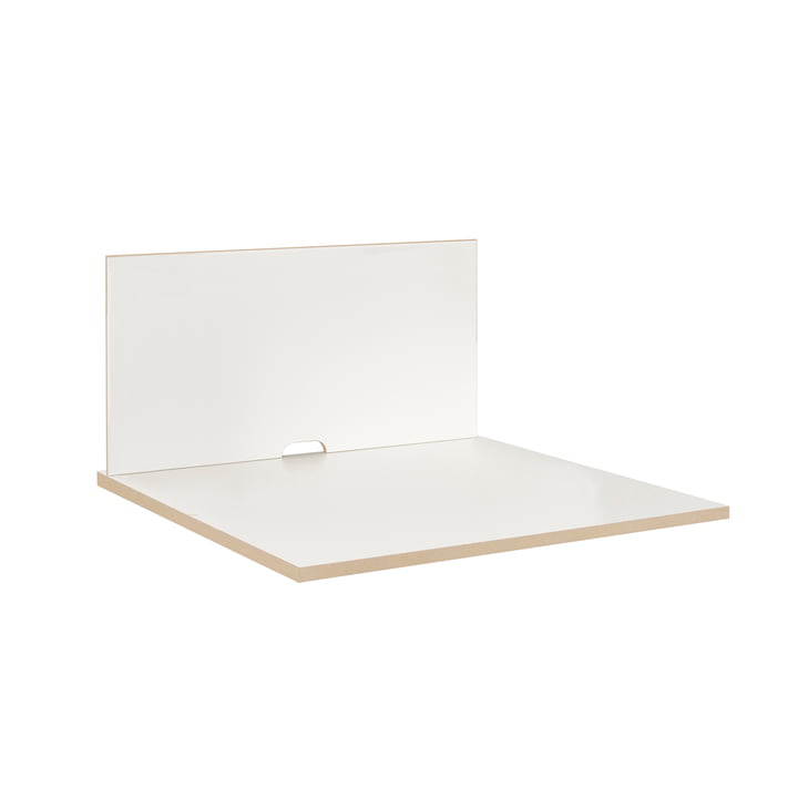 multiple shelves writing base from Tojo in white