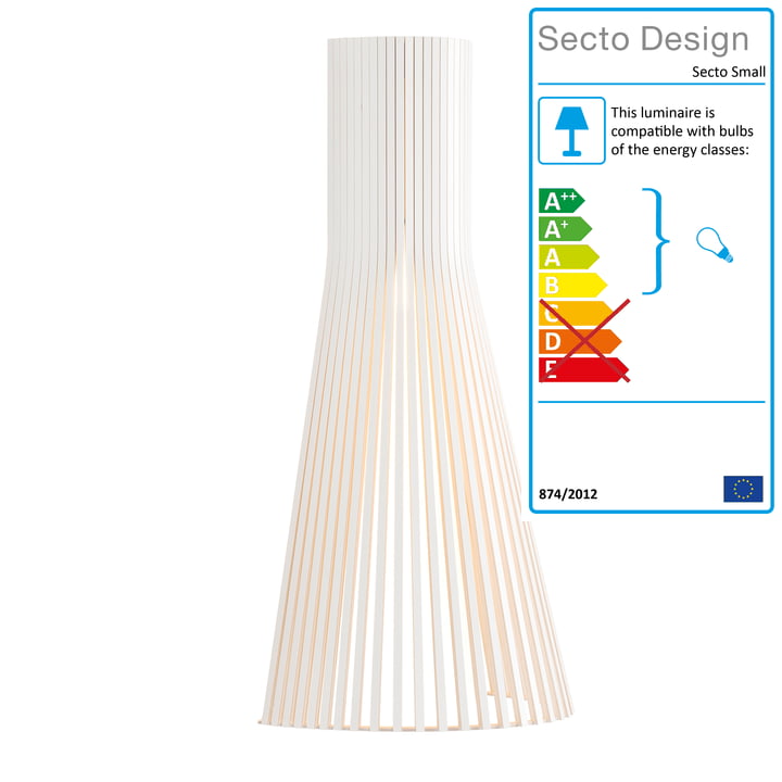 Secto 4230 wall lamp from Secto in white