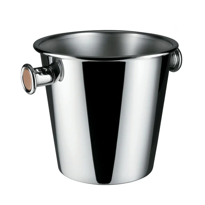 Wine cooler with handles 700 cl from Alessi in stainless steel