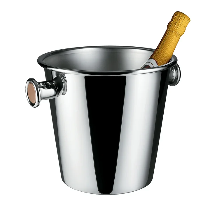 Wine cooler with handles 700 cl from Alessi in stainless steel