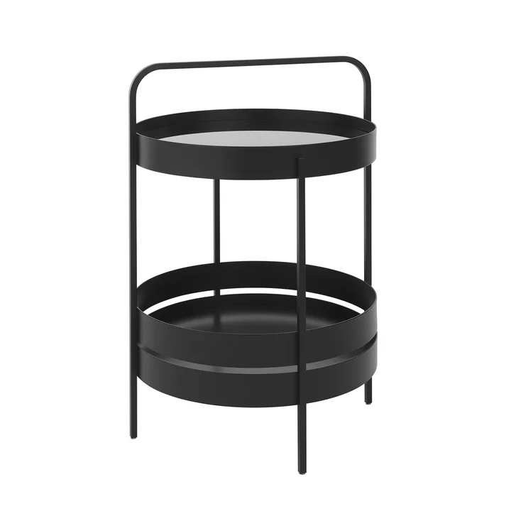 Albert side table Ø 40 cm from Schönbuch in black
