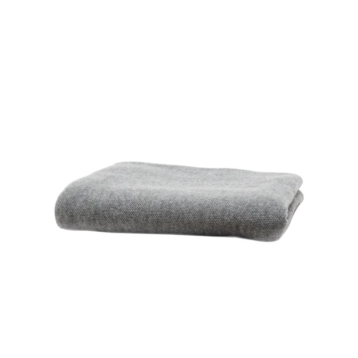 190 Plaid 200 x 130 cm from freestyle in silvergrey