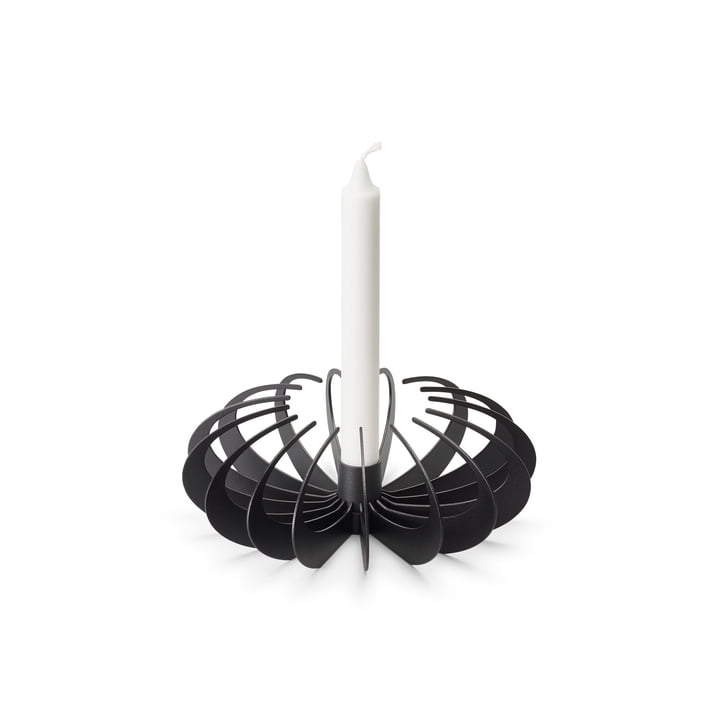 Shadow candle holder by Design House Stockholm in black