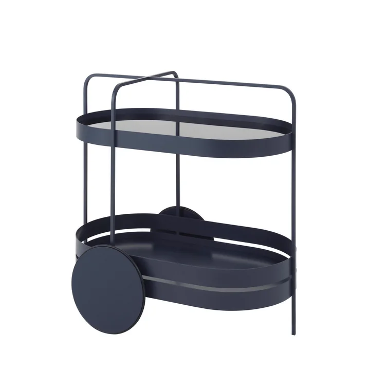 Grace serving trolley from Schönbuch in night blue