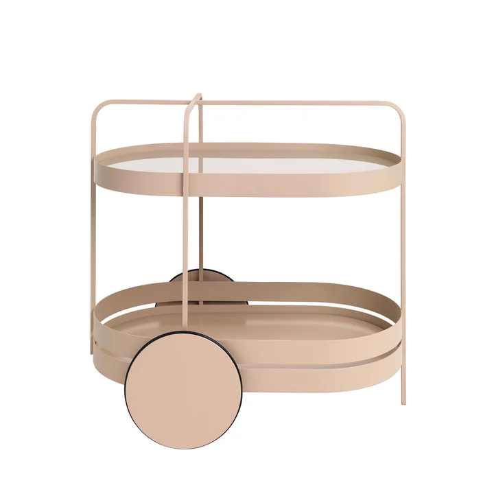Grace serving trolley from Schönbuch in rosewood
