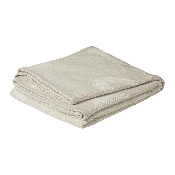 Unikko Blanket 130 x 170 cm, off-white from Marimekko