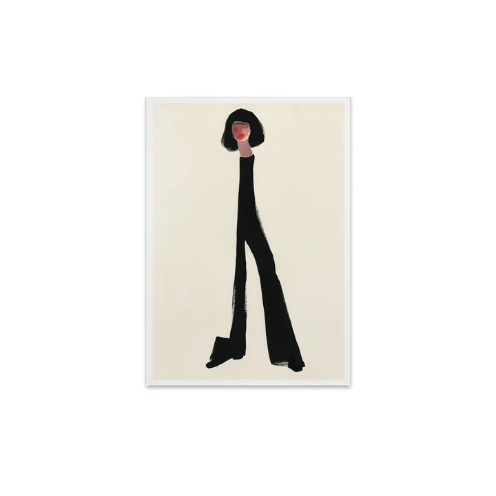 Black Pants 30 x 40 cm from Paper Collective