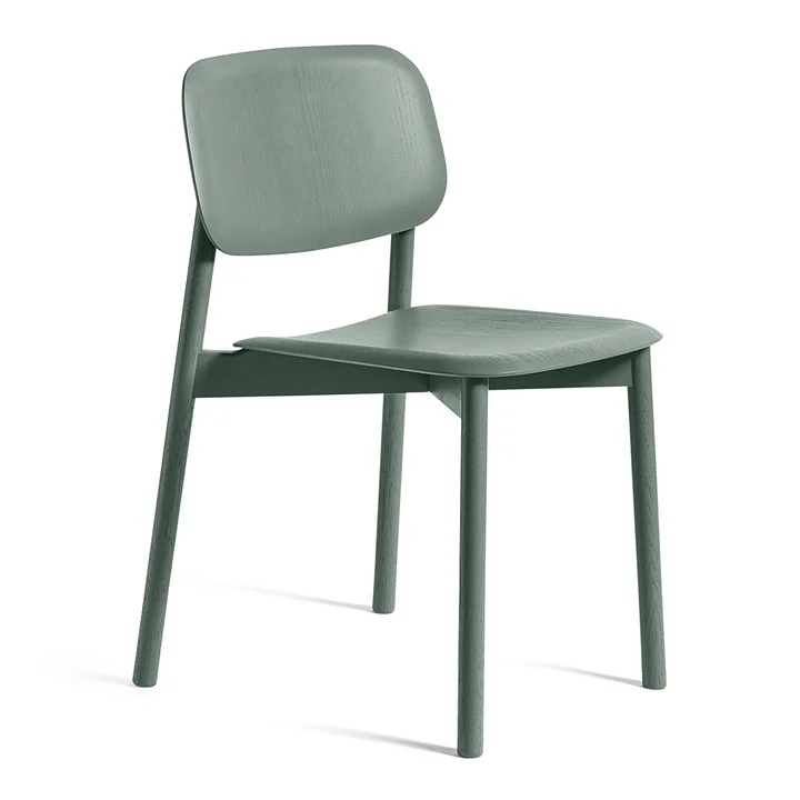 Soft Edge 12 Chair from HAY in oak dusty green stained