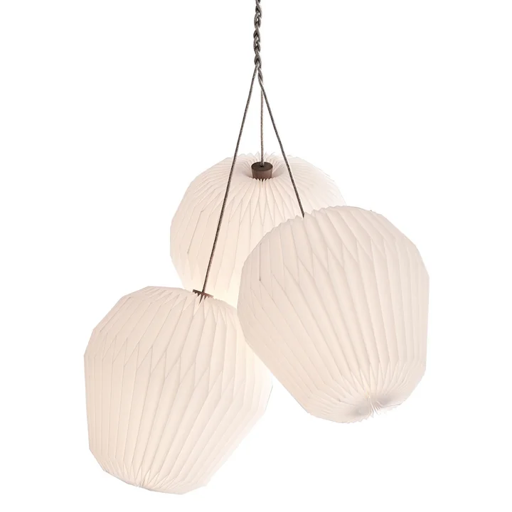 Pendant lamp "The Bouquet" XL from Le Klint in white (set of 3)