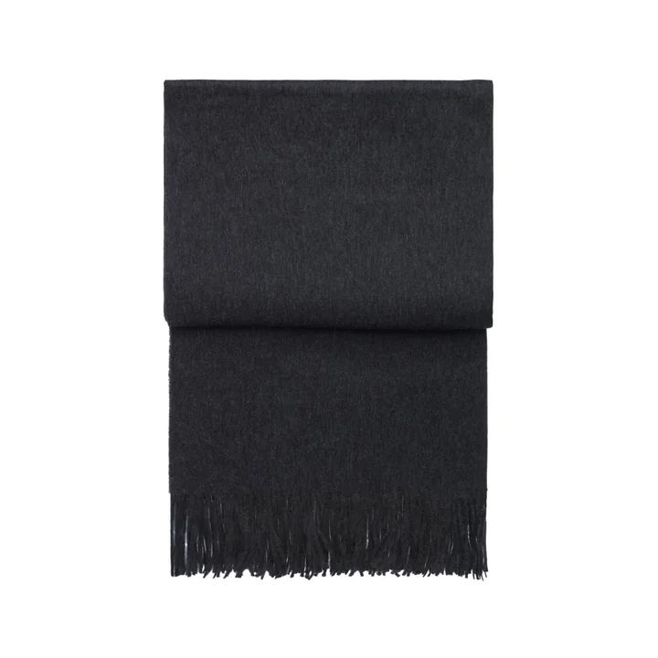 Luxury Blanket, dark grey from Elvang