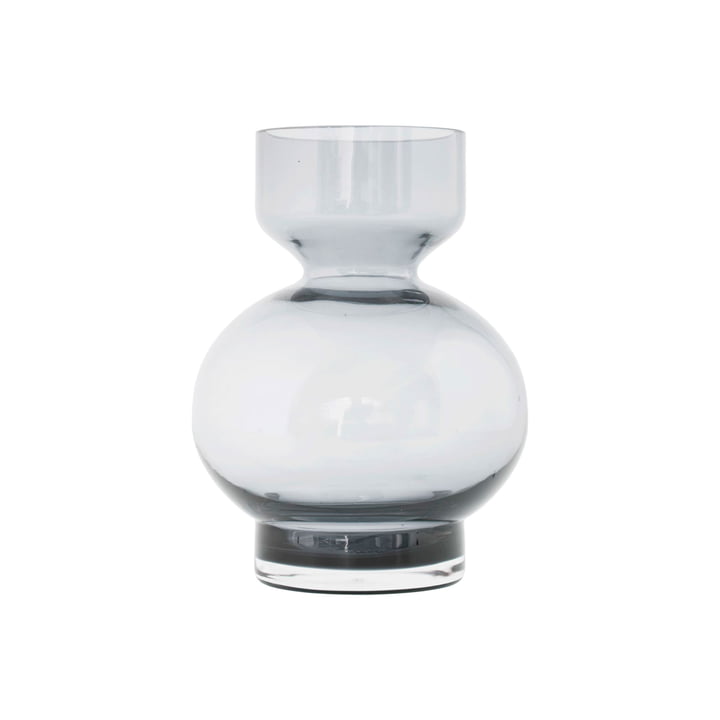 Lowa Vase, Ø 12 x H 16 cm, grey by House Doctor