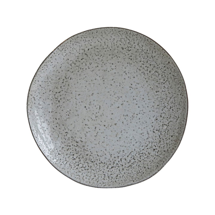 Deep plate Rustic, Ø 25 x H 5 cm, grey-blue by House Doctor
