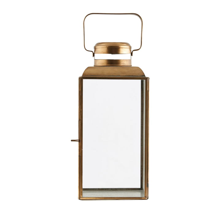 Vintage lantern H 30 cm, brass by House Doctor