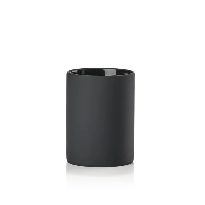 Karma toothbrush cup from Zone Denmark in black