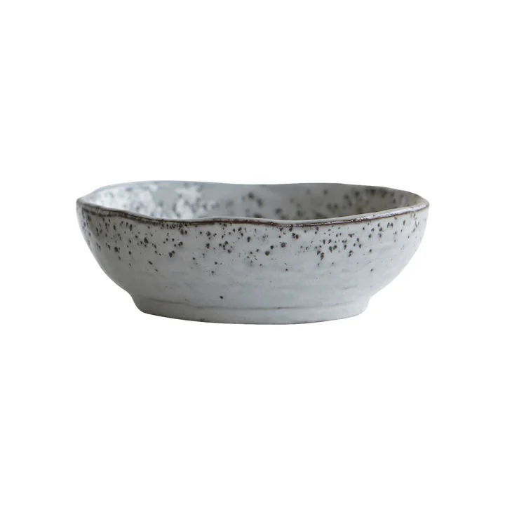 Rustic Bowl Ø 21,5 x H 7,5 cm from House Doctor in grey-blue