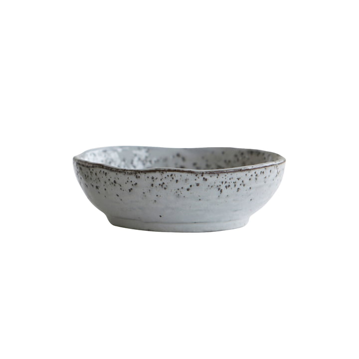Rustic Bowl Ø 14 x H 4,5 cm from House Doctor in grey-blue