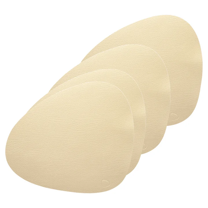 Place mat Curve L from Lind DNA in Hippo gold (set of 4)