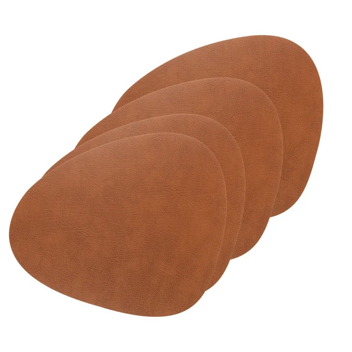 Place mat Curve L from Lind DNA in Bull natural (set of 4)