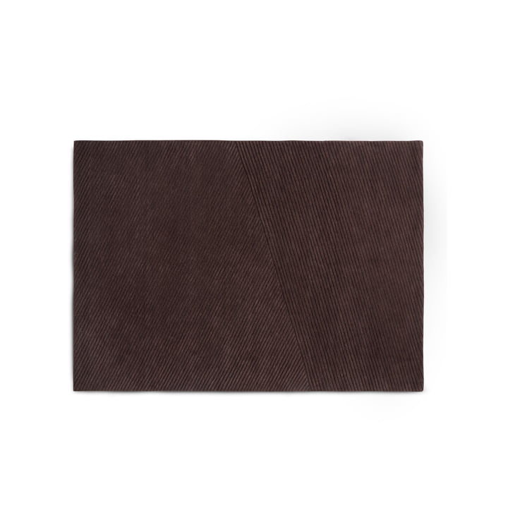 Row carpet, medium / dark brown from Northern