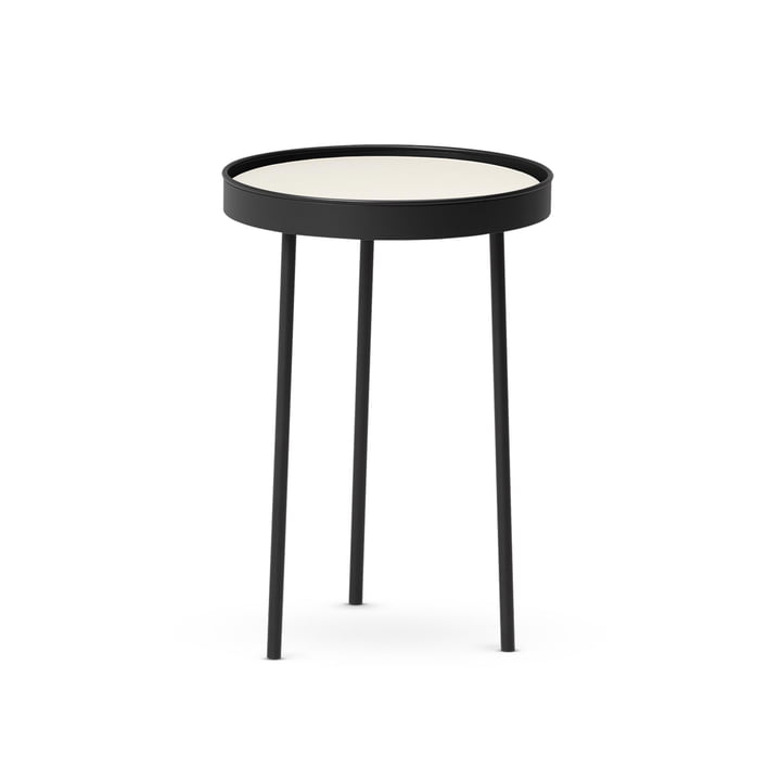 Stilk Coffee Table small, Ø 35 x H 50 cm, black / white from Northern