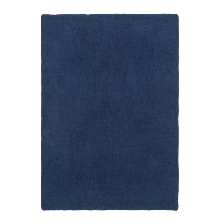 Alva felt carpet 120 x 170 cm by myfelt in dark blue