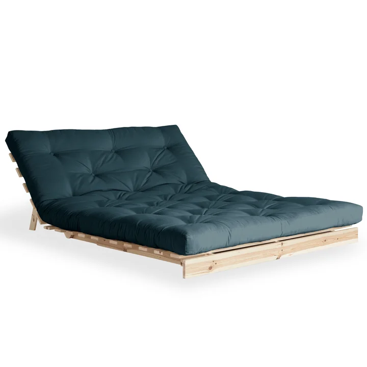 Roots 140 cm from Karup Design in natural pine / petrol blue