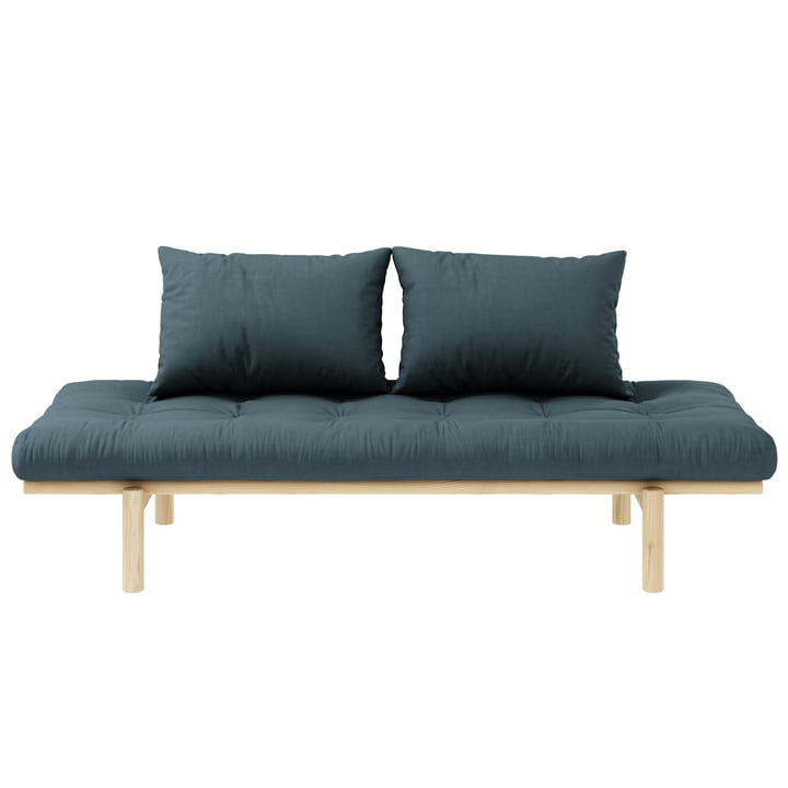 Pace Daybed from Karup Design in pine natural / petrol blue